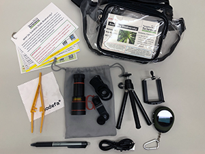image of the Exploring Biodiversity kit with its content