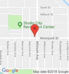 Map for Studio City Branch