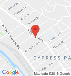 Map for Cypress Park  Branch