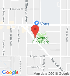 Map for Sunland - Tujunga Branch