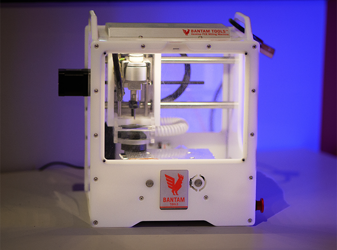 CNC mill on a table