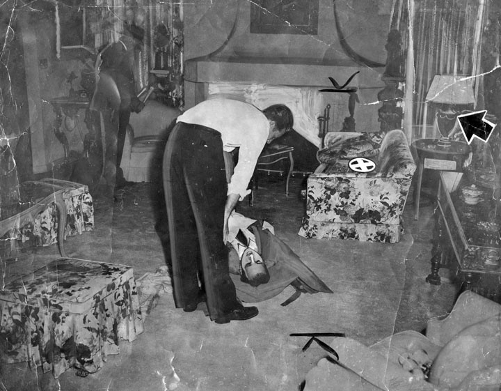 photo of a dead bugsy siegel