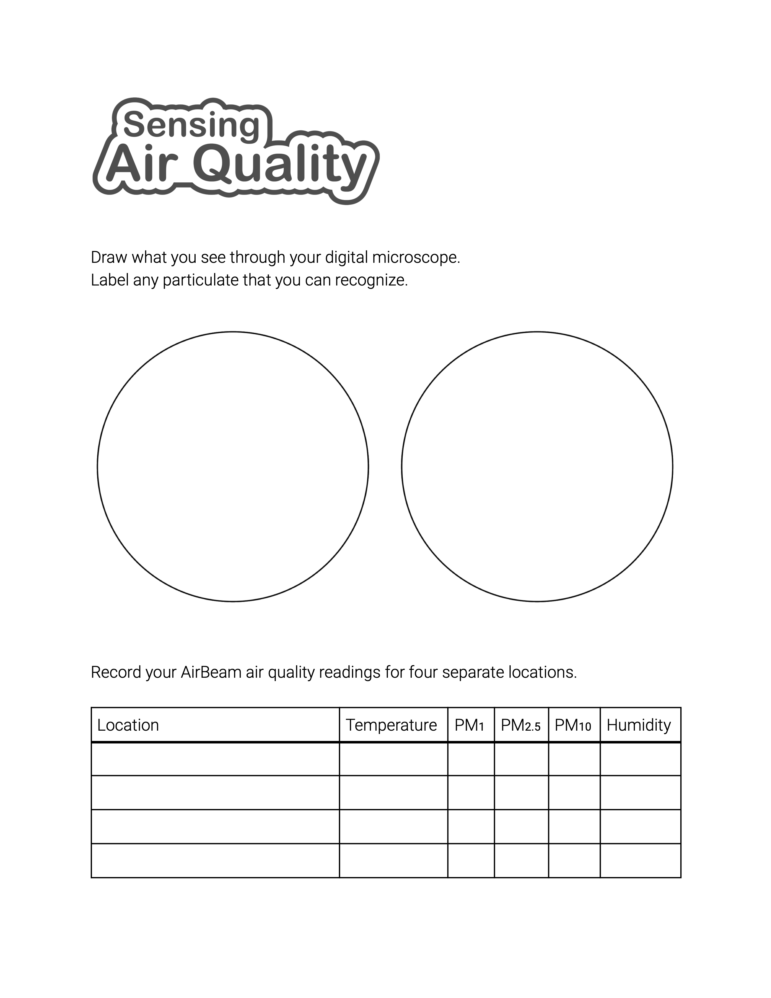 Illustrating Ecosystems activity sheet cover