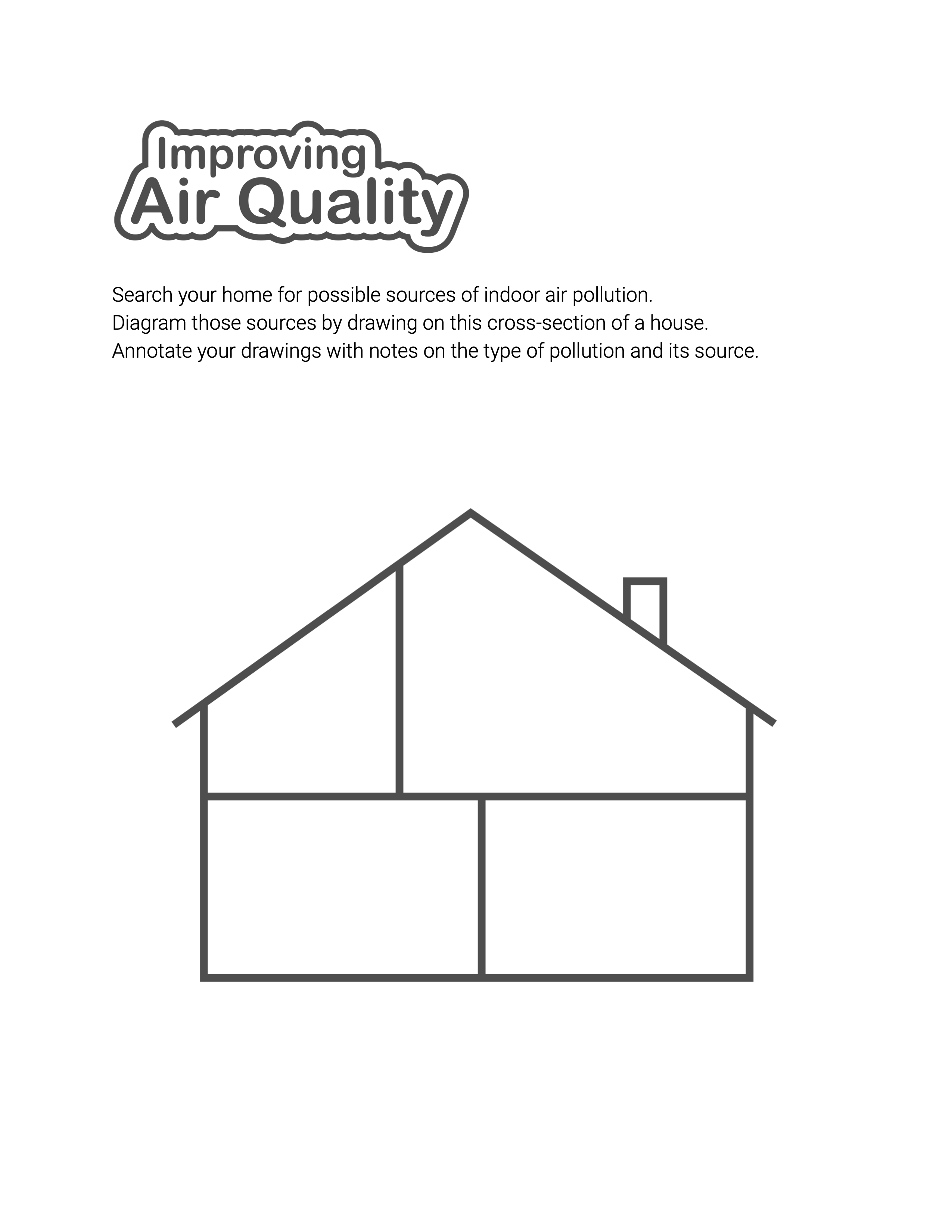 Human Impact activity sheet cover