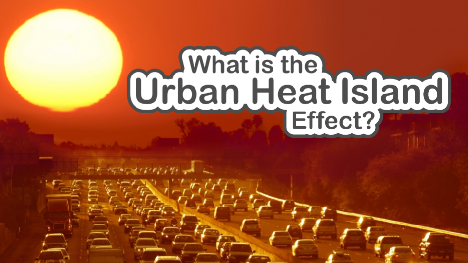 What is the Urban Heat Island Effect slide deck cover