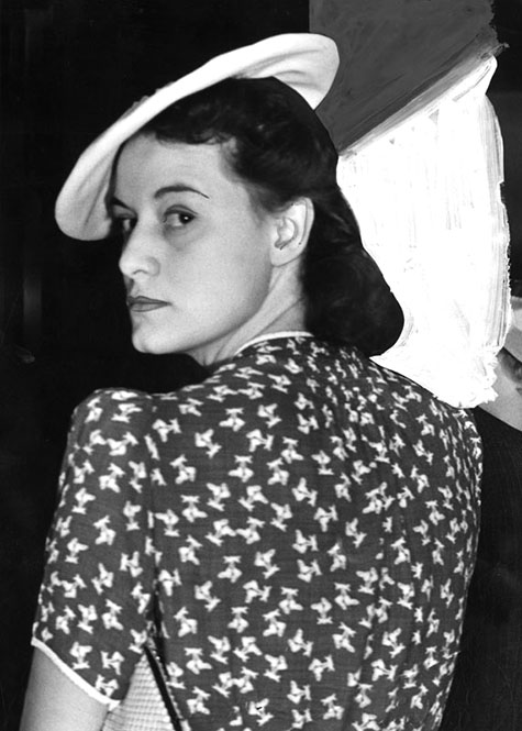 Photograph caption dated July 12, 1940 reads, "Pauline Skevenski - Tells Shocking Life of Shame." 