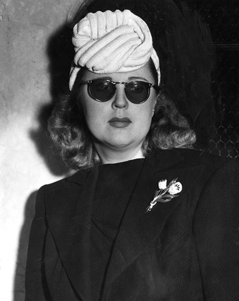 Photograph caption dated May 15, 1940 reads, "Mrs. Serena Peine - She Got Half of Girls' Earnings, Claim." 