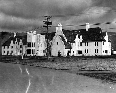 Detention building where new prisoners live at Tehachapi Women’s Prison