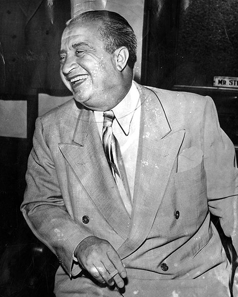 Jack Dragna in court. Herald Examiner Collection, photo taken on July 30, 1949.