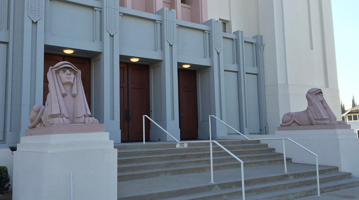 Entrance  to Scottish Rite Temple, Pasadena