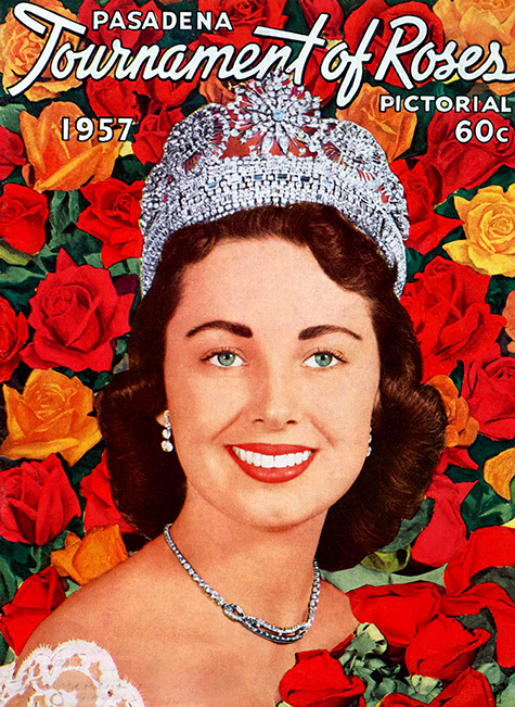 women wearing giant rhinestone crown