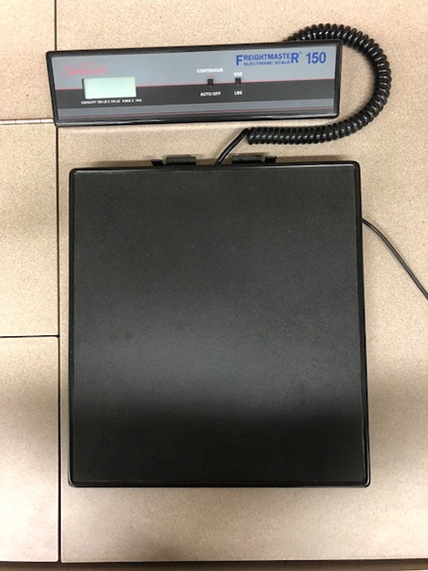 library scale to measure books