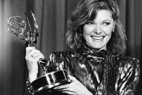 Jane Curtin with Emmy