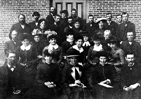 students from the Normal School 1884