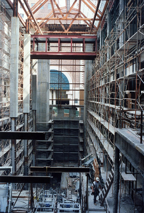 construction of new central library