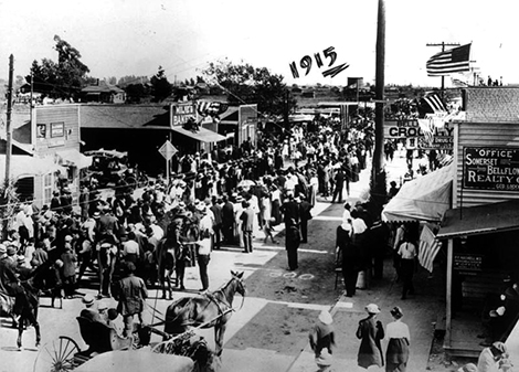 Independence day in Bellflower, 1915
