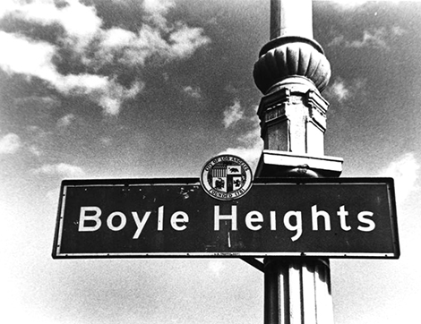 Boyle Hights street sign