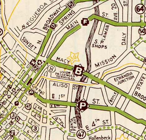 LARY Transit lines 1945