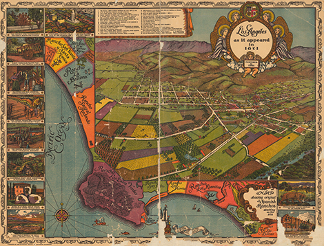 map was made in 1929 by the Women’s University Club depicting the city in 1871