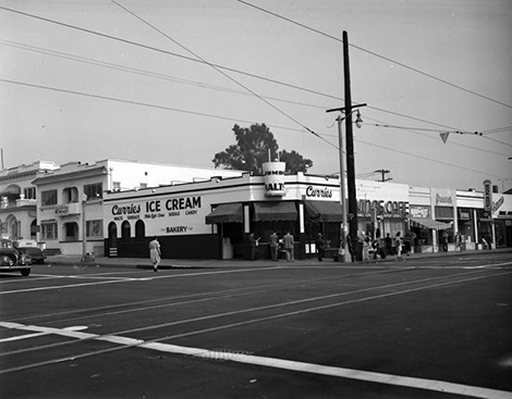 Curries ice cream parlor in Boyle Heights