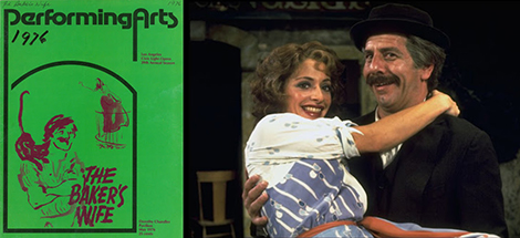 Program for The Baker’s Wife and  LuPone with Chaim Topol