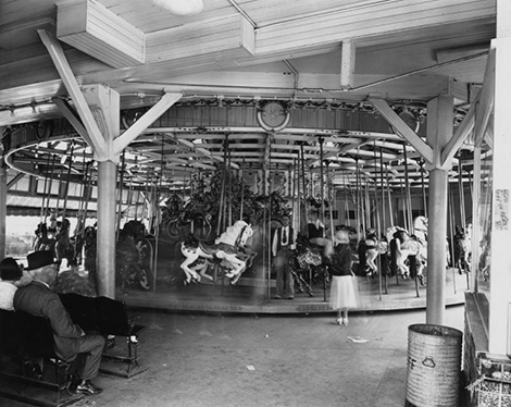 Carousel at the Pike, 1930s