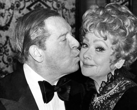 Lucille Ball and Milton Berle