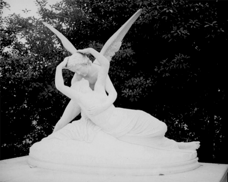 Cupid and Psyche at Hollywood Cemetery