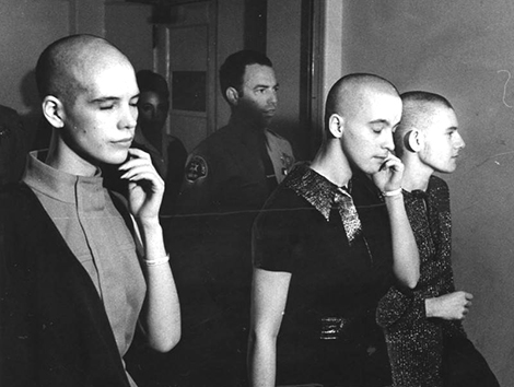 Manson girls remain stoic