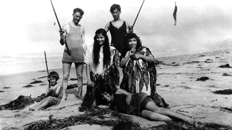 Group at Pacific Beach