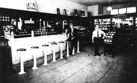 Max Heller's drugstore 1928