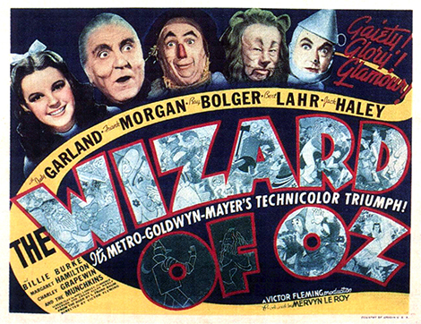 Wizard of Oz lobby card from 1939