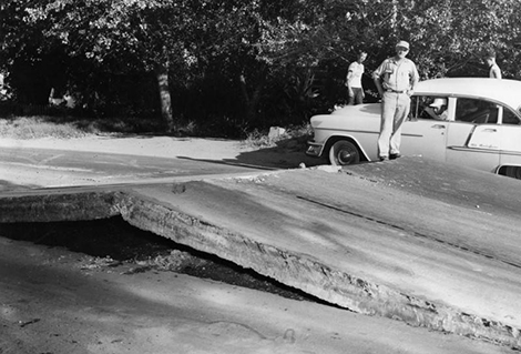 heat buckles road