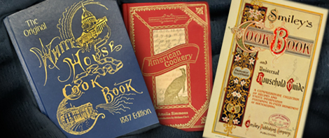three early American cookbooks