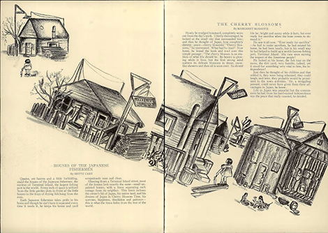 The Burroughs children’s rendering of the community. [p.51-52].   