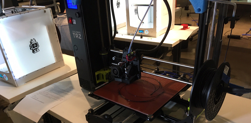 3d printer in action