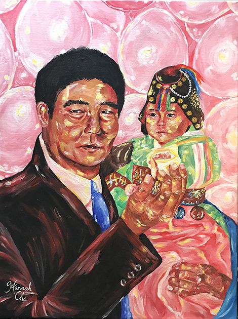 Celebration Painting by Hannah Cha