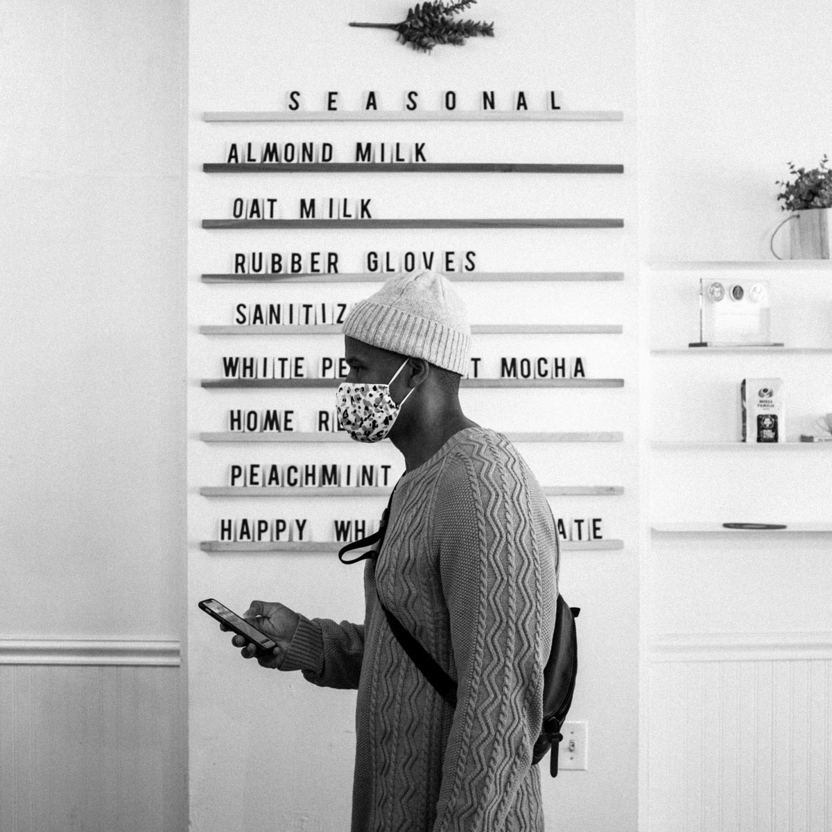 John Grier Lines up 6 feet from the register