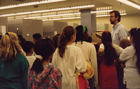 Glen giving a tour