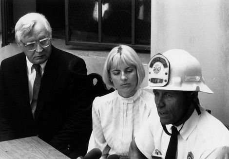 Wyman Jones, Betty Gay Teoman, and Donald Anthony
