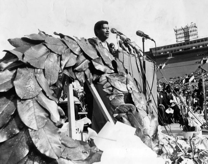 Cesar Chavez gives tribute to MLK