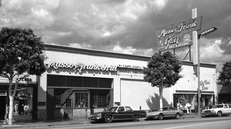 Exterior view of Musso & Frank Grill