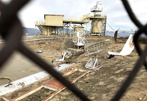 A view from one of the structures at the LA-43 Nike Missile Site