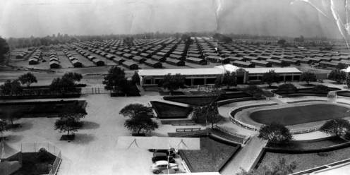 Japanese camp at Santa Anita