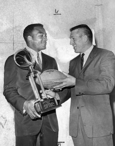 Jim Brown and Johnny Unitas
