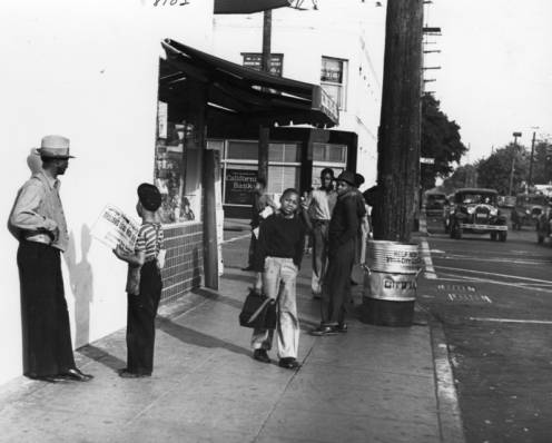 Street scene, Central Avenue