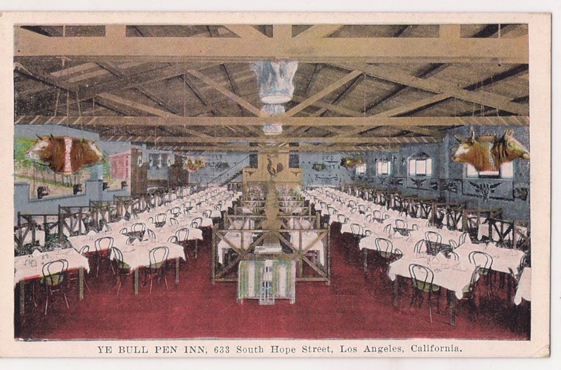 Ye Bull pen Inn postcard
