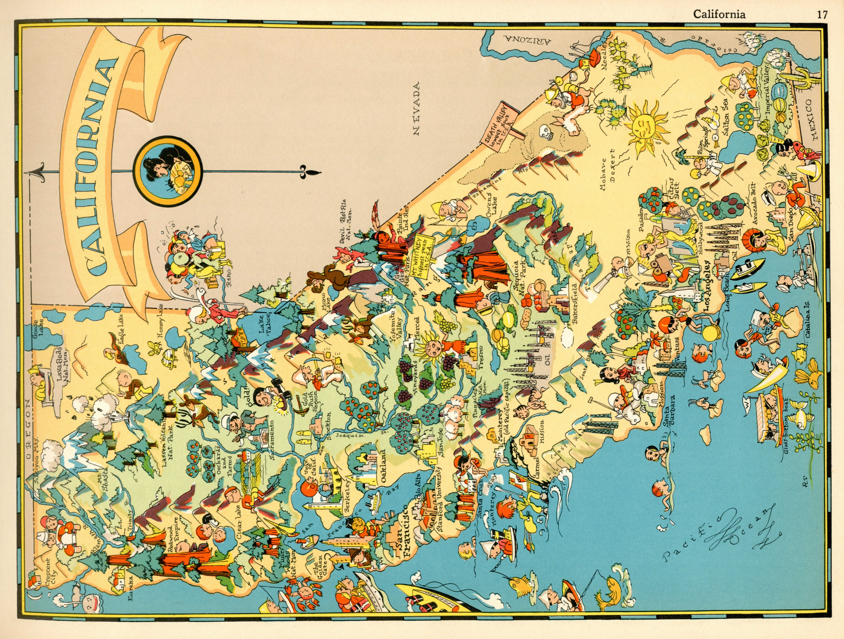 California cartograph by Ruth White