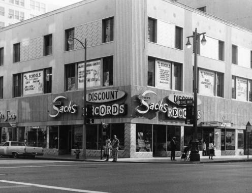 Record store on 9th & Broadway