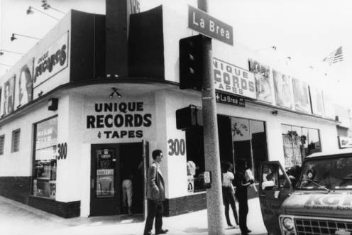 Record store on La Brea
